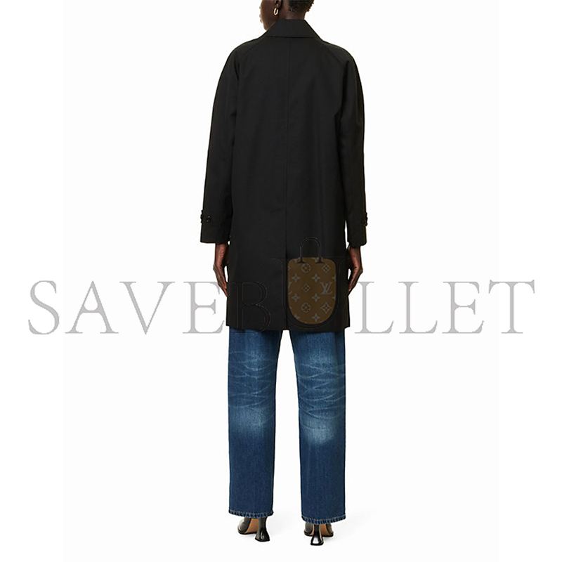 BURBERRY COTTON CAMDEN HERITAGE MID-LENGTH CAR COAT